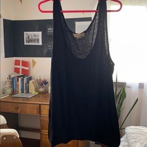 black tank top